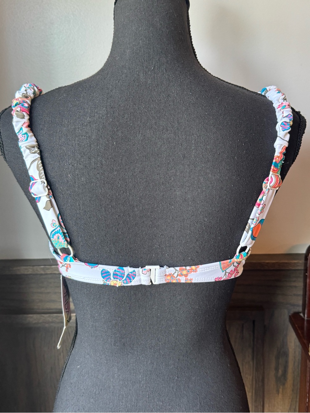 Sundazed Floral Printed Bikini Top - Multicolor 34 B/C - Picture 4 of 7